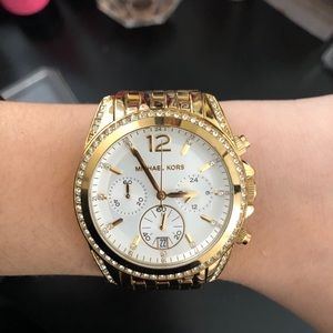 GOLD MICHAEL KORS WATCH